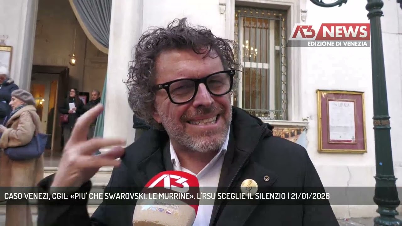 CASO VENEZI, CGIL: «PIU' CHE SWAROVSKI, LE MURRINE». L'RSU SCEGLIE IL SILENZIO | 21/01/2026