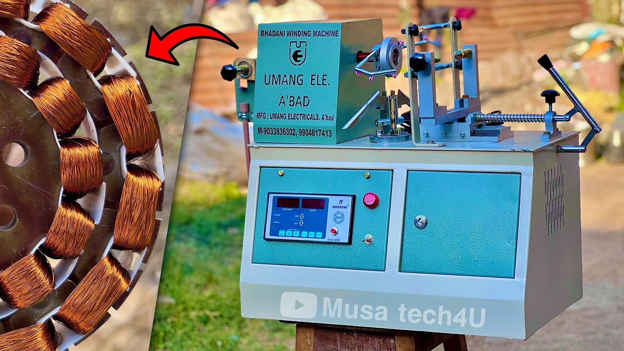 Umang Ceiling Fan Winding Machine M-210 Unboxing and Review | सीलिंग फैन रिवाइंडिंग मशीन