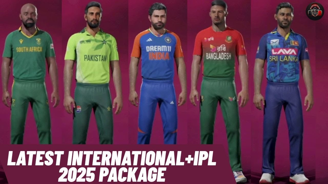 Cricket 19 Mega Offline Ubdate International 2025 All Kits Lineups and Stadiums #cricket19 #patch