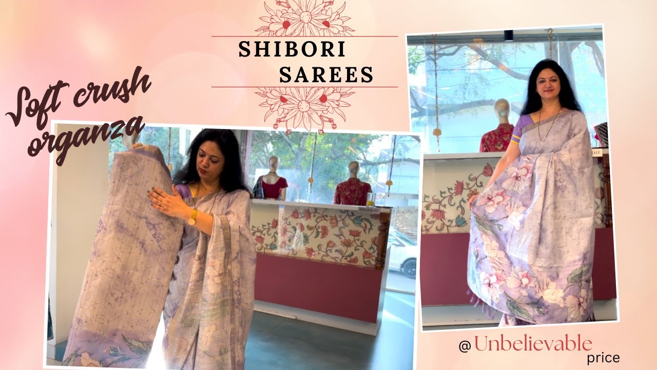 Elegant Light Purple Shibori Saree | Classy Look at an Unbelievable Price