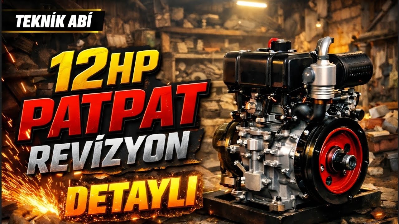 12HP Eski Model PatPat motorunu Yeni Modele Çevirdim