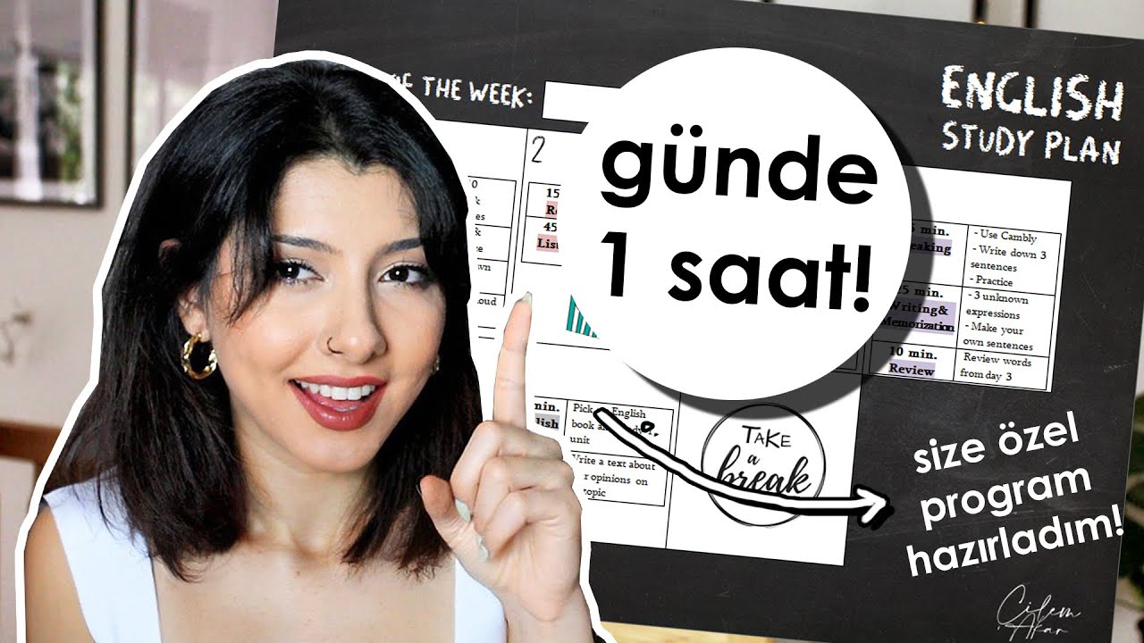 3 AYLIK İNGİLİZCE ÇALIŞMA PROGRAMI HAZIRLADIM 📚 | Nereden Başlanır? Kendi Kendine Evde İngilizce ✏️
