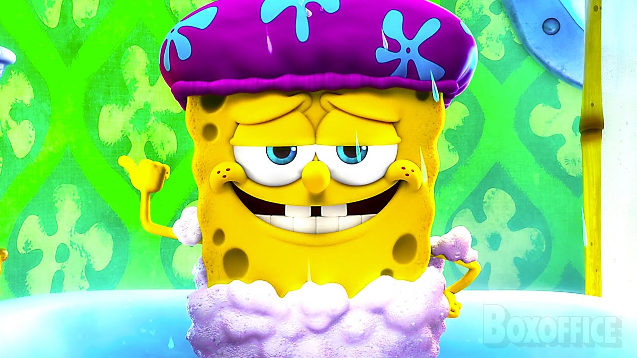 O dia em que Bob Esponja se tornou um GRANDE CARA | Bob Esponja: Em Busca da Calça Quadrada | Clipe