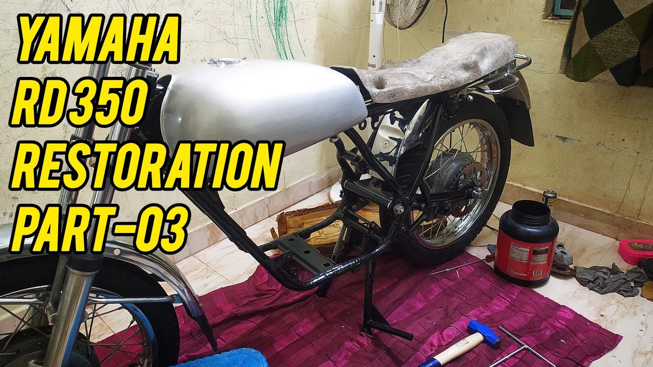 Yamaha rd 350 Restoration Part-03@ Trivandrum based keralite