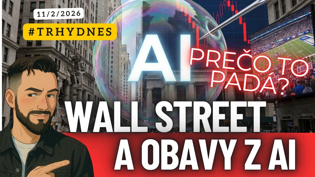Wall Street je v PANIKE kvôli AI technológiam 🔴  Predvída SuperBowl spľasnutie bubliny?  #TRHYDNES
