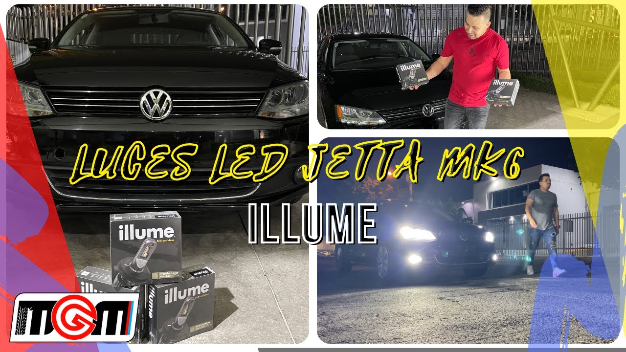 LED H7 y 9006 al JETTA MK6-como remover faros principales y niebla sin desmontar defensa (MANUEL GM)