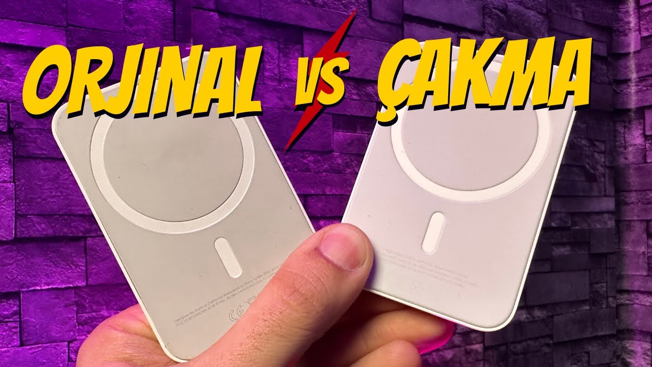 MagSafe BatteryPack Orjinal vs Çakma (2350₺ vs 400₺)