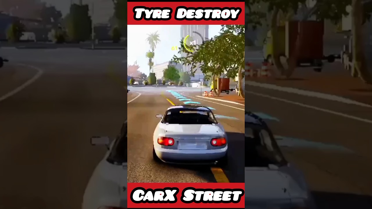 Tyre Blast 😱 | CarX Street 🔥 #shorts