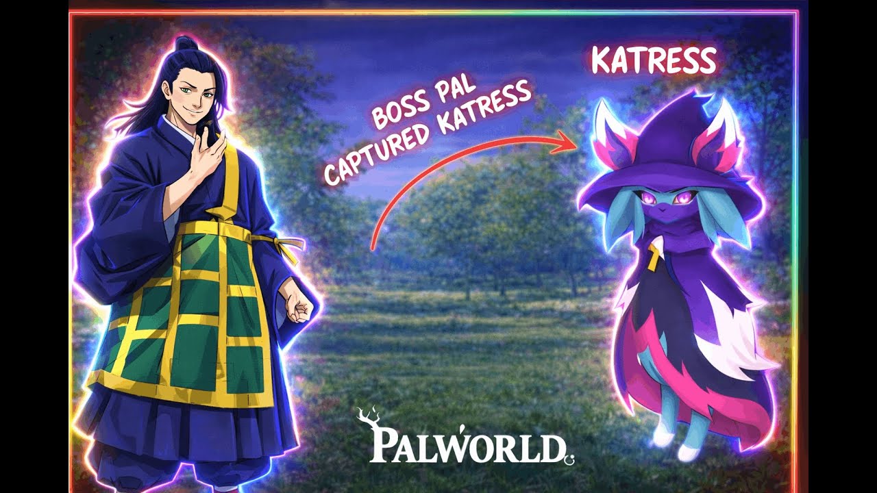 🌙🌙  Cursed Energy Unleashed! Hunting the Legendary Katress!  || Palworld 🌙🌙