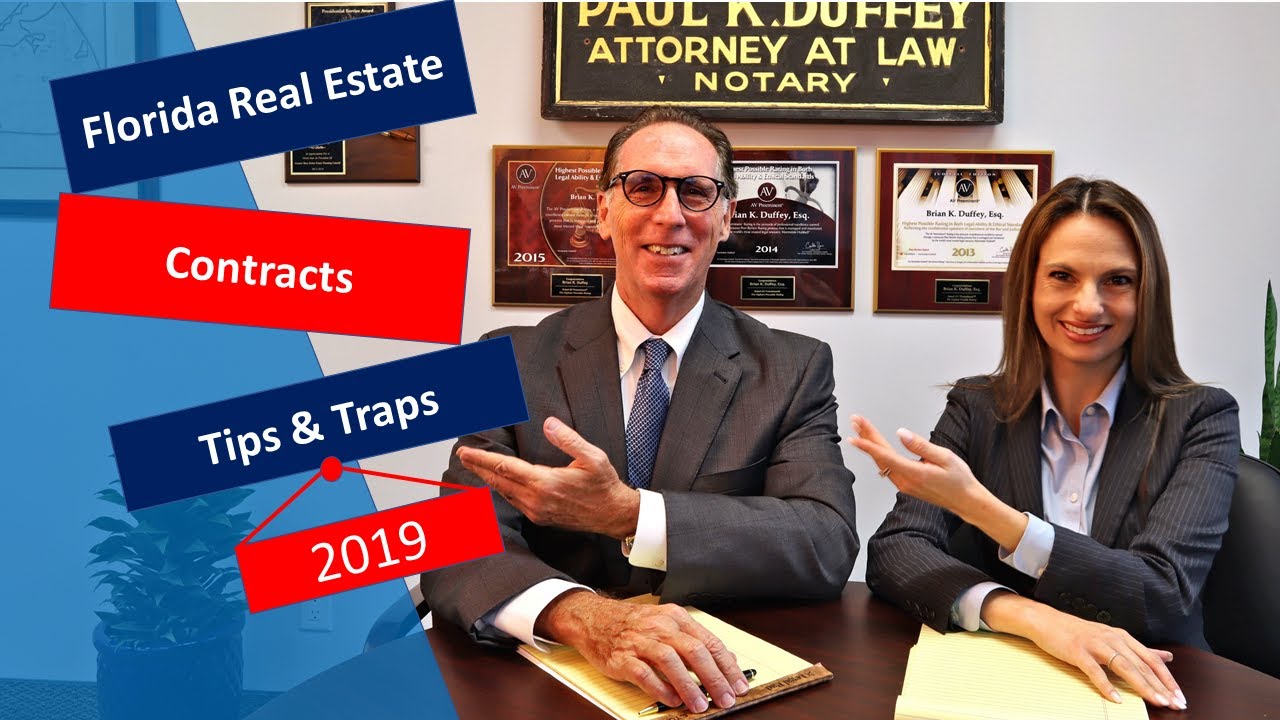 Florida Real Estate Contracts- Tips & Tricks (2019)