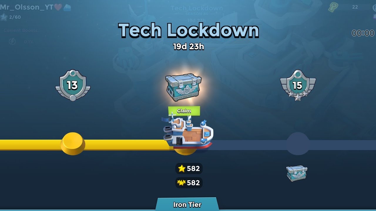 Ranking Up - F2P Account - Boom Beach Warships Season 84: Tech Lockdown