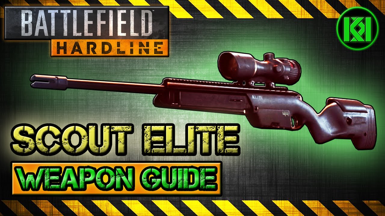SCOUT ELITE Review (Gameplay) Best Gun Setup | Battlefield Hardline Weapon Guide (BFH)