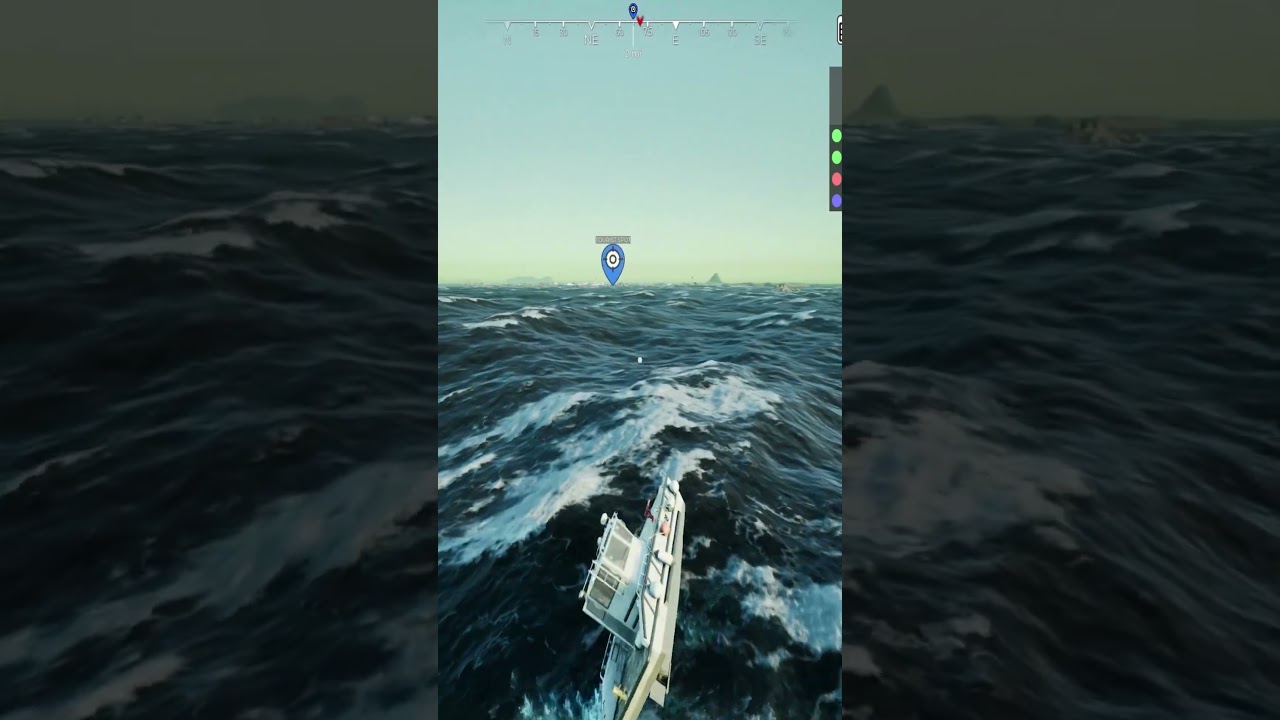 Almost Capsized Ships At Sea