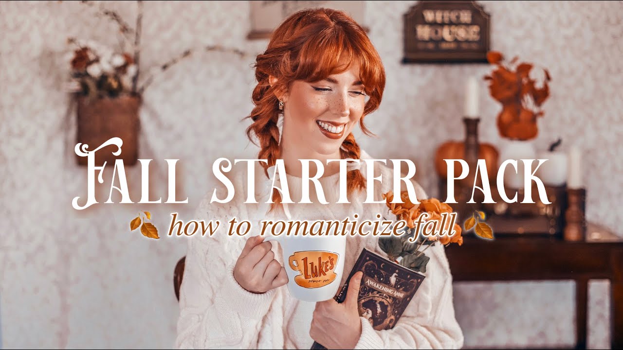 Fall Starter Pack 🍂 cozy books, activities, movies etc.. to get you in the mood for fall