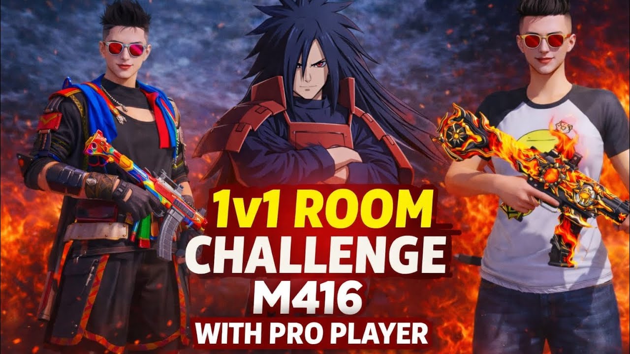 1v1 Room Challenge With Pro Player 😱 M416 Only | PUBG Mobile Intense Battle
