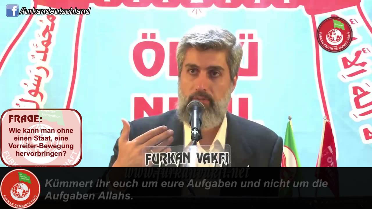 Wie kann man ohne einen Staat, eine Vorreiter-Bewegung hervorbringen? - Alparslan Kuytul Hocaefendi