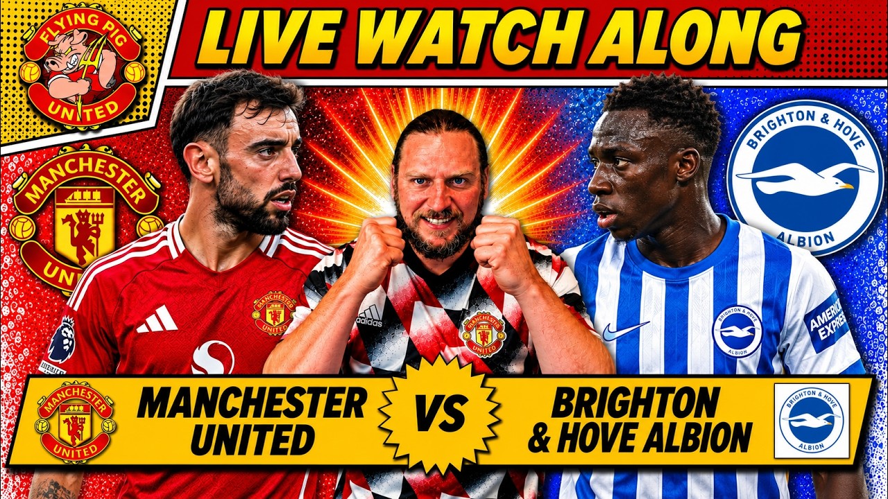 Manchester United VS Brighton 2-3 LIVE WATCH ALONG EFL Cup