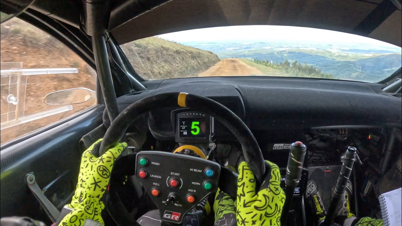 CRAZY Rally Onboard 🤯 on the edge of a mountain cliff! 🏔️