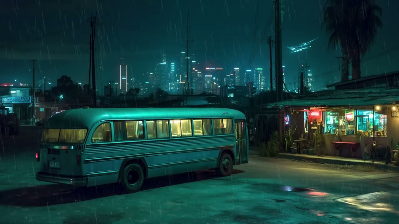 2077 Caravan Vibes | Cyberpunk Lofi Music for Study & Night Work