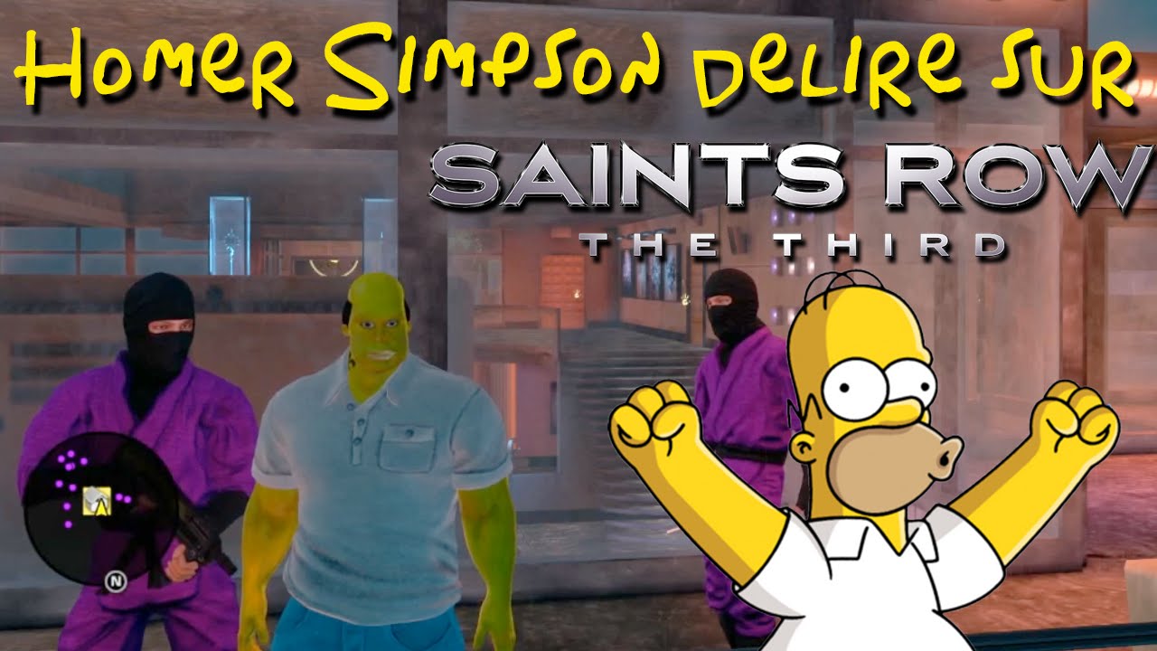 Homer Simpson Délire sur Saints Row The Third - Je suis Harry Potter ! [FR]
