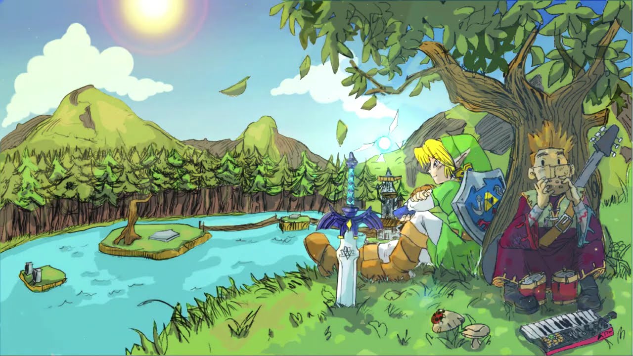 Lake Hylia 🏇🏻 Ocarina Of Time 🗝️ The Legend of Zelda Lofi │ LoFiveV │Sleep, Video Game Nintendo