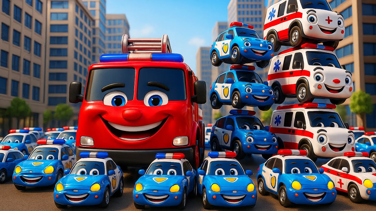 Underwater Delivery Mission!! 🌊🚢 | Police Car & Friends Rescue Cars Cartoon