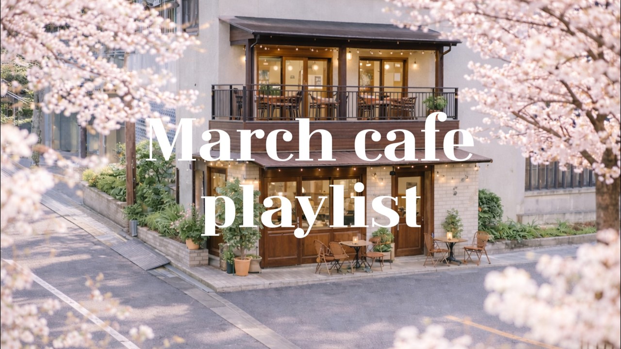 Cafe Playlist ☕ 봄 카페에서 일할 때 듣기 좋은 음악 🌸 | Spring Cafe Music for Work & Study ( 중간 광고 없음)