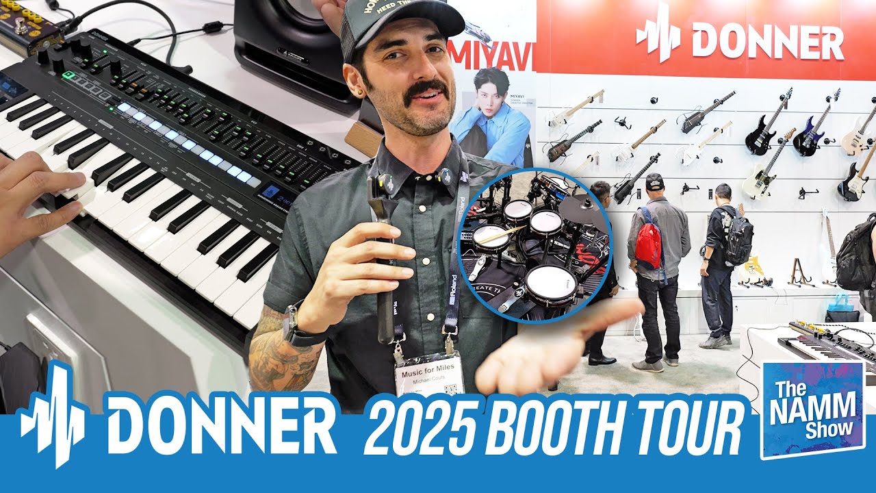 Donner's Latest Gear at the 2025 NAMM Show is a GAMECHANGER!