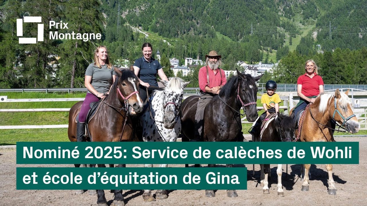 Prix Montagne 2025: Service de calèches de Wohli et école d’équitation de Gina FR