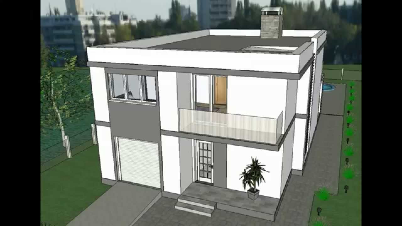 MODEL E-9 by AQ DOO, Moderna porodična kuća - četiri sobe, 200 m2