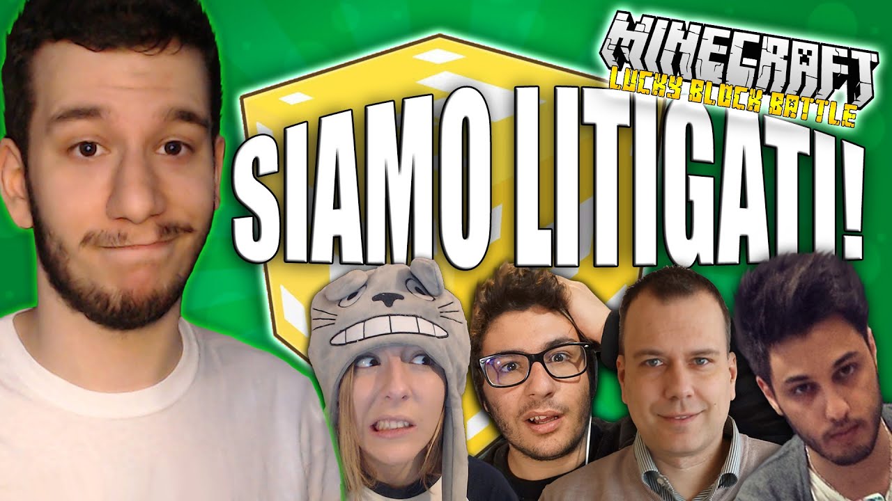 SIAMO LITIGATI! (Minecraft Lucky Block Battle)
