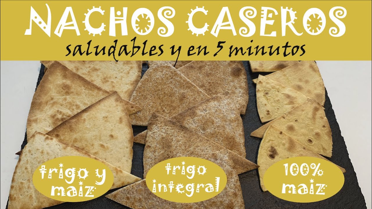 NACHOS/TOTOPOS caseros | SIN FREIR/ACEITE | SIN HORNO | EN 5 MINUTOS