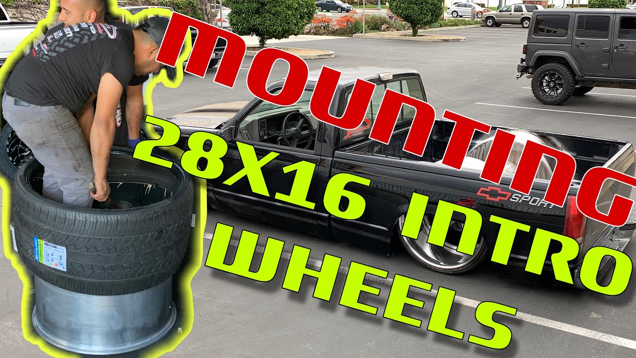 Mounting 28x16 billet wheels!!!