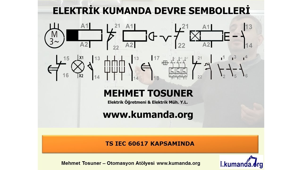 Elektrik sembolleri TS IEC 60617 kapsamında 