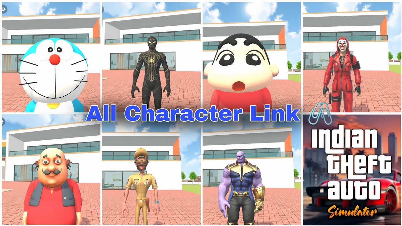 সব Character এক ক্লিকে নিয়ে নাও 😍🤯Indian Theft Auto Simulator All Character