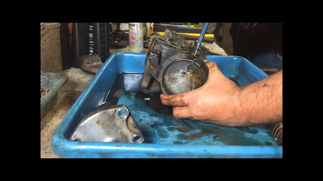 как перебрать коробку передач гидроусилителя руля Saginaw часть 1 разборка