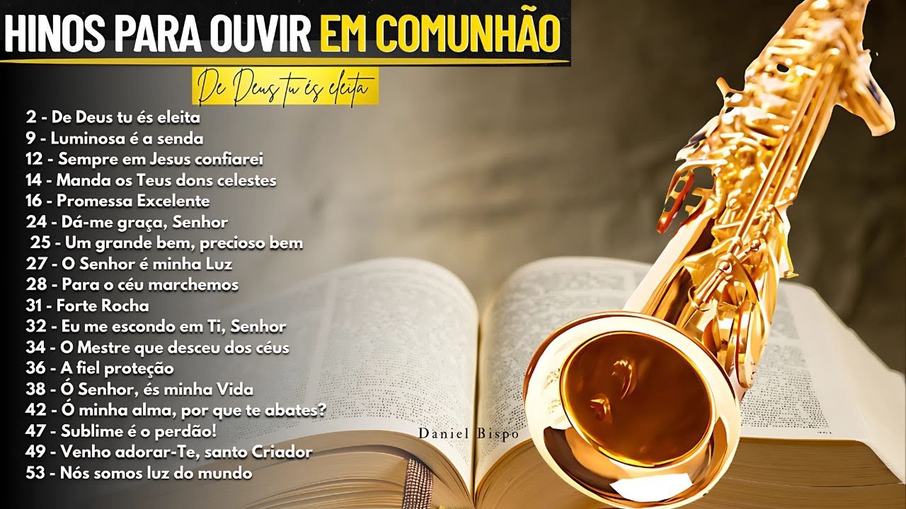 Hinos CCB no Sax Soprano 🎷  Louvores com Comunh&atilde;o
