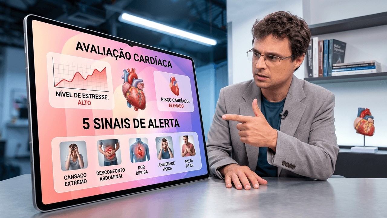 5 SINAIS DE INFARTO QUE APARECEM ANTES (e que a maioria ignora)