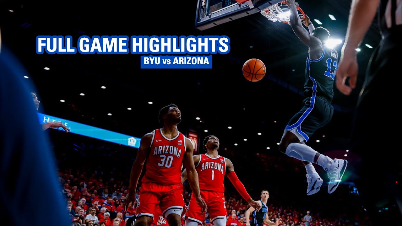 BYU Basketball vs Arizona || FULL GAME HIGHLIGHTS