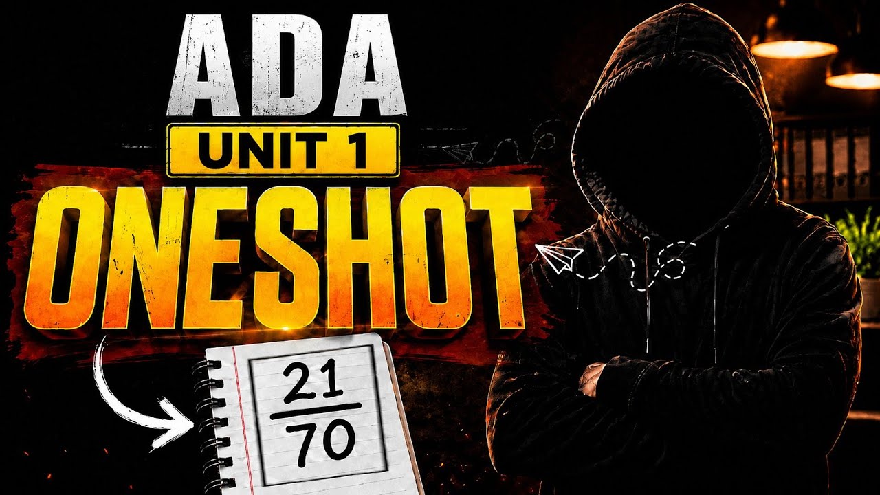 ADA Unit-1 Complete Oneshot | RGPV B.Tech 4th Semester | Complete Revision @Engineerdude-g6m 