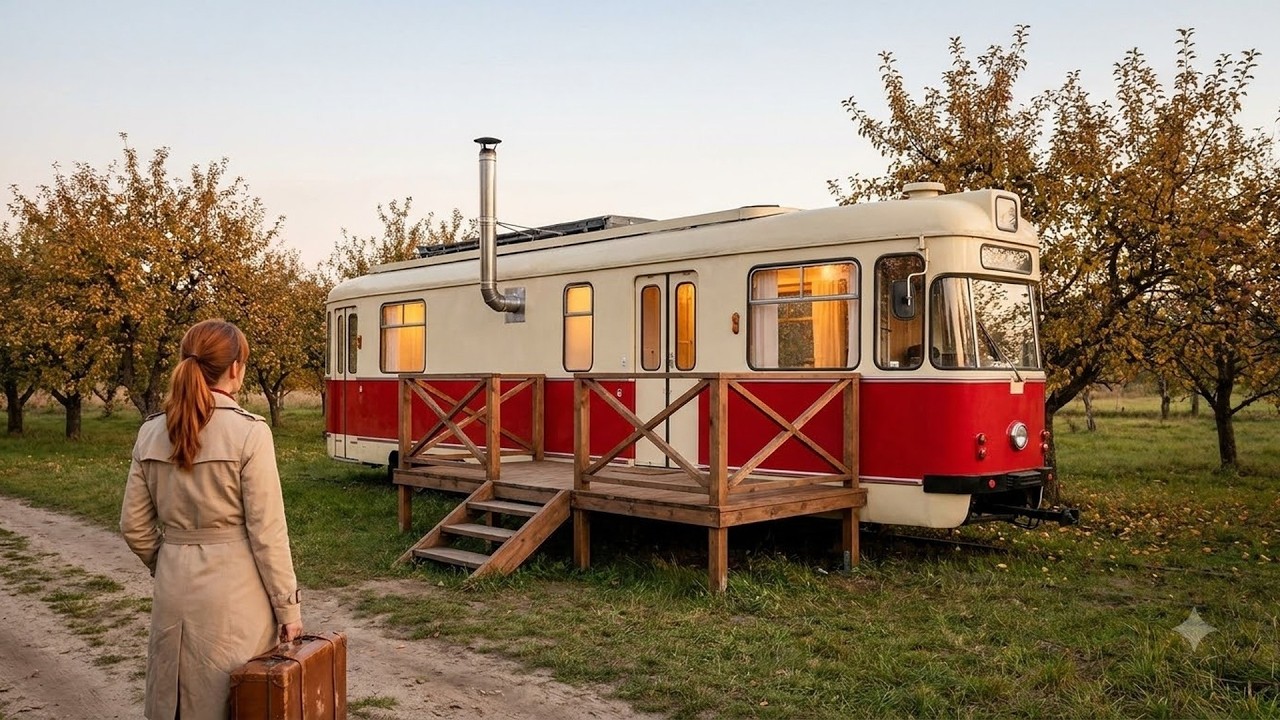 Teściowa śmiała się, gdy za 6 zł kupiła zardzewiały tramwaj &mdash; rok p&oacute;źniej nikt go nie poznał&hellip;