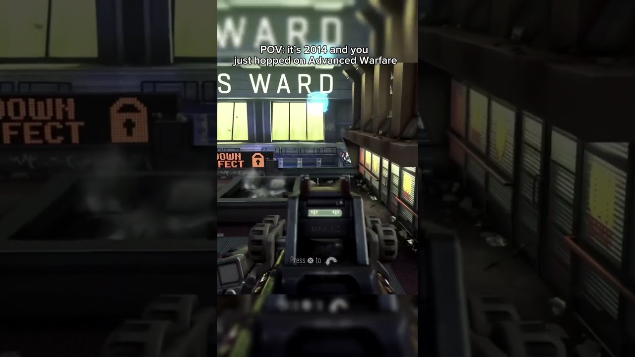 POV: it&rsquo;s 2014 and you just hopped on Advanced Warfare
