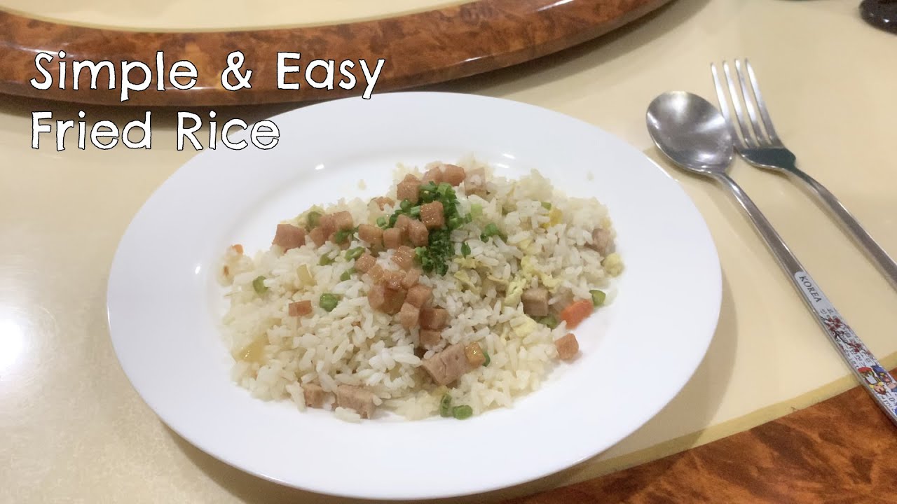 [How to] Simply & Easy Fried Rice at home | Dinner | MCO3.0