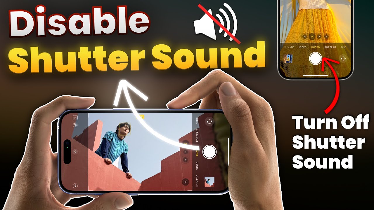 How to Turn off Camera Sound on iPhone? Turn off Shutter Sound in iPhone