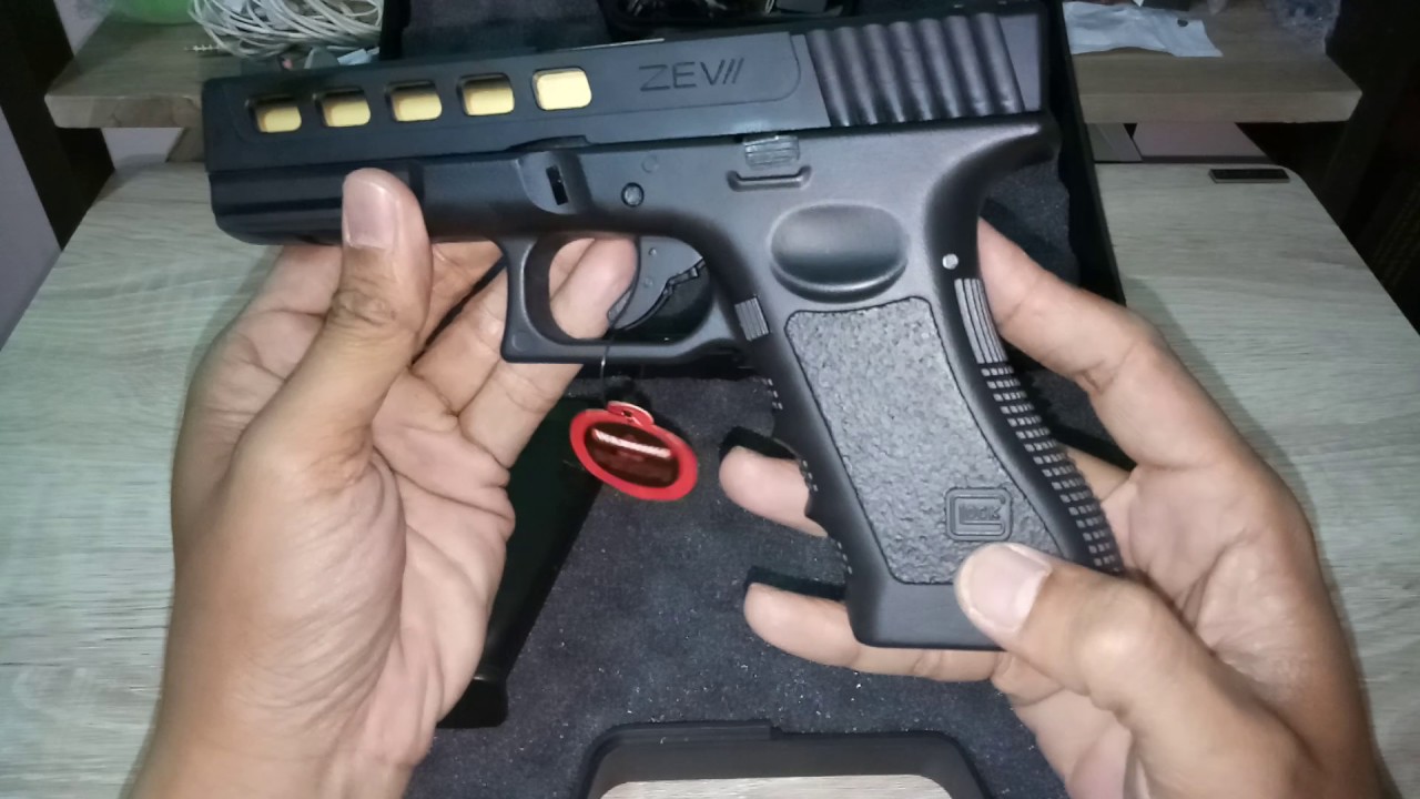ปืนสั้นอัดแก้สBELL 741-1 GLOCK 17 ZEV ll GBB