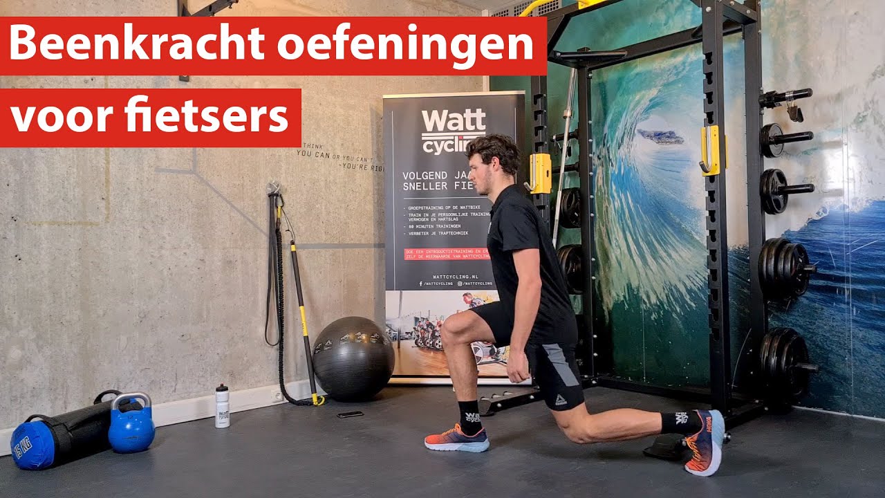 6 beenkracht oefeningen voor fietsers