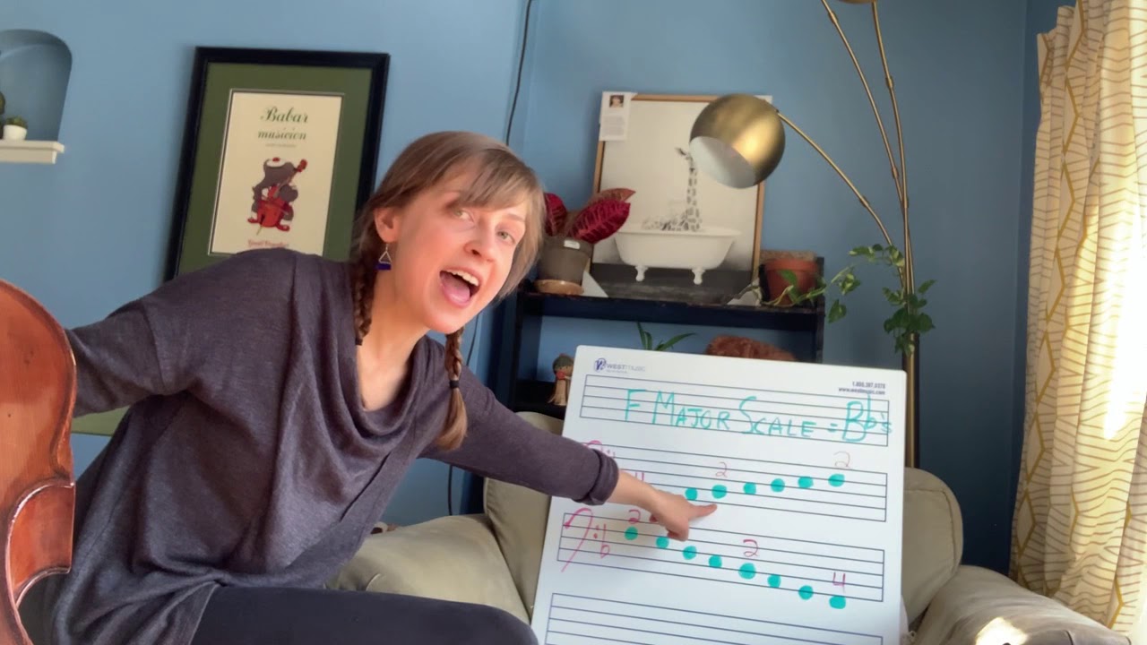Cello Scale: F Major