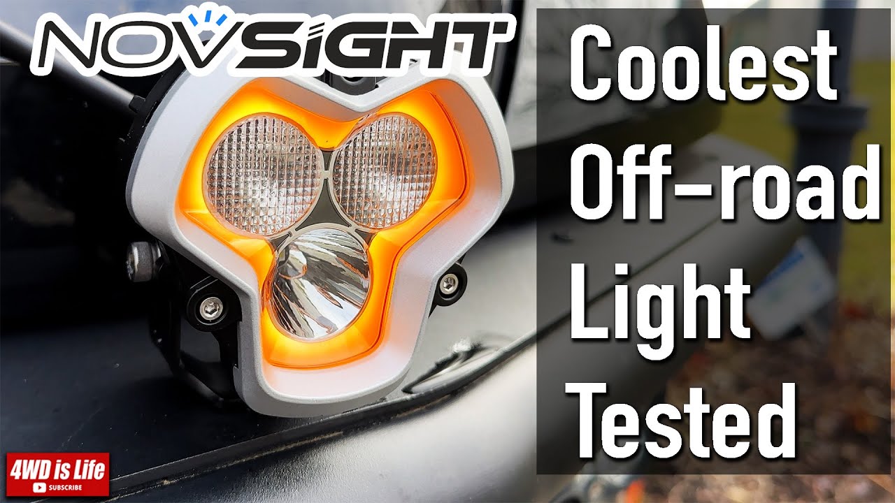 NOVSIGHT HALO Series Off-road LED Light Pods - Unboxing, Installation, and Tested