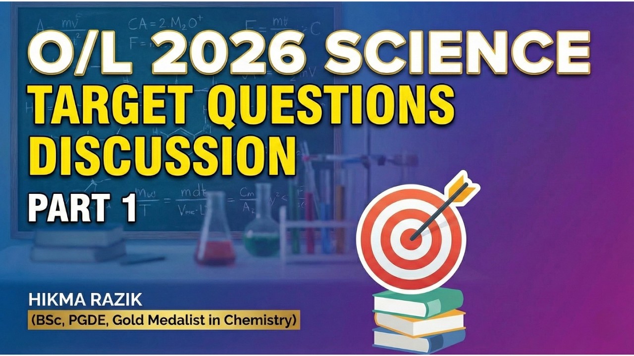O:L 2026 SCIENCE Target Questions Part  1