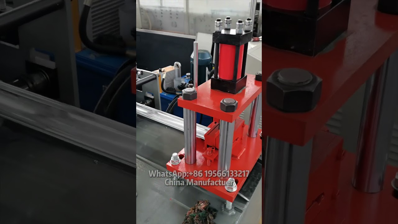 Cyprus metal roller shutter door roll forming machine ordered by customer#shutterdoor #rollforming